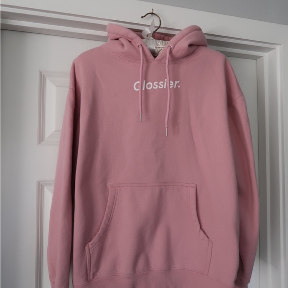Glossier Pink Hoodie - Picture 1 of 6